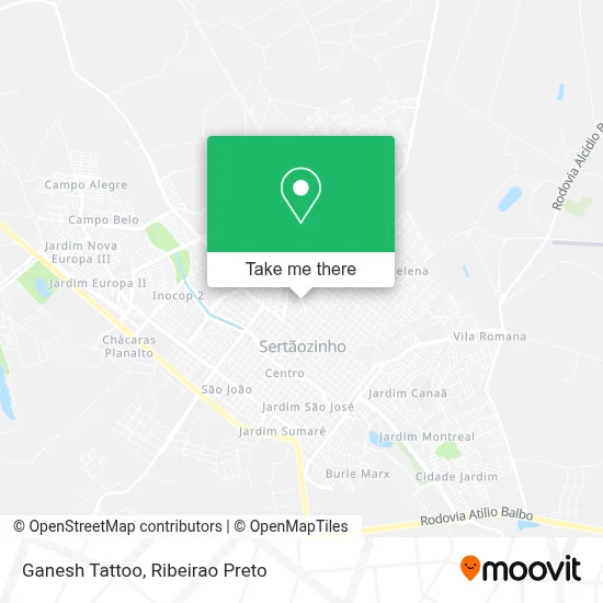 Ganesh Tattoo map