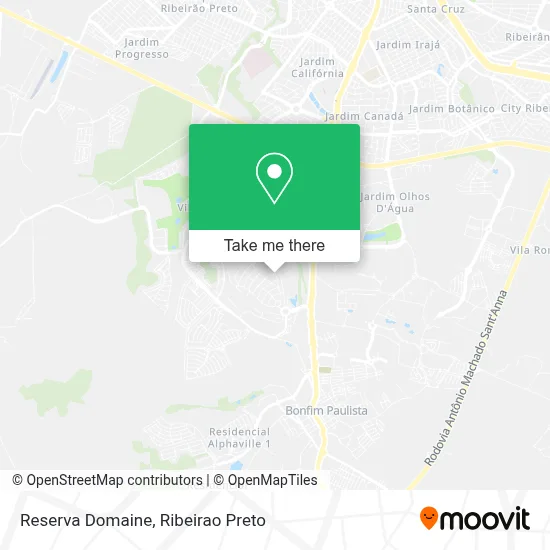 Reserva Domaine map