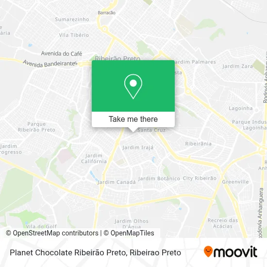 Planet Chocolate Ribeirão Preto map