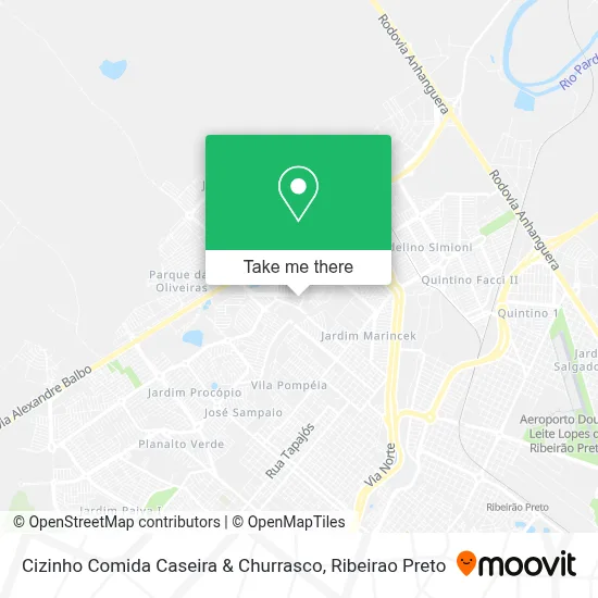 Cizinho Comida Caseira & Churrasco map