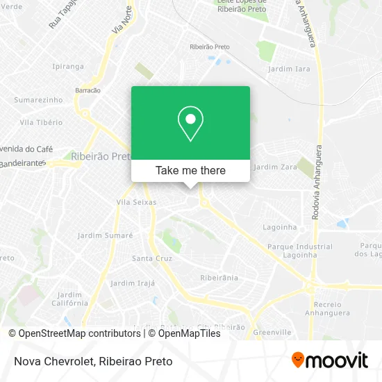 Nova Chevrolet map