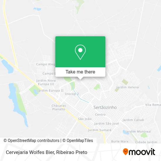 Cervejaria Wolfes Bier map