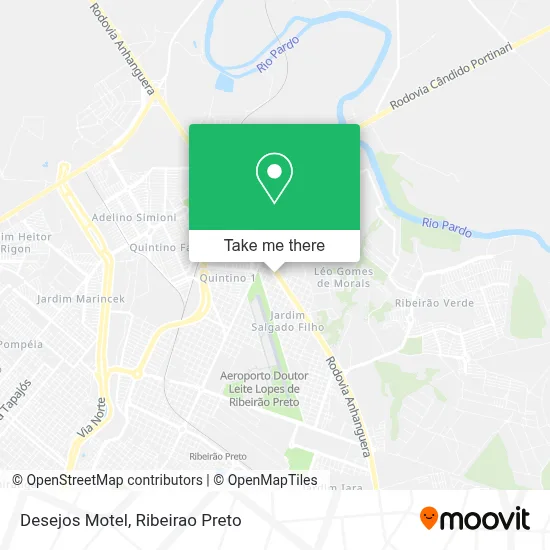 Desejos Motel map