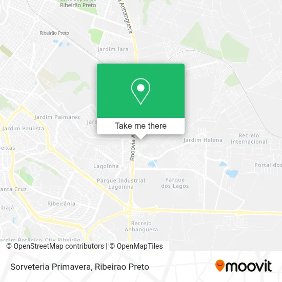 Sorveteria Primavera map