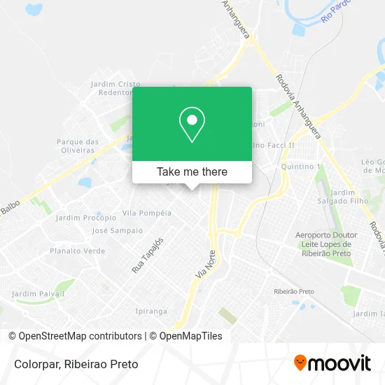 Colorpar map