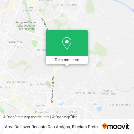 Area De Lazer Recanto Dos Amigos map