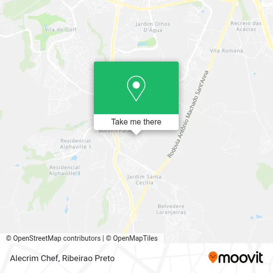 Alecrim Chef map