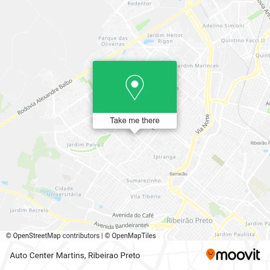 Auto Center Martins map
