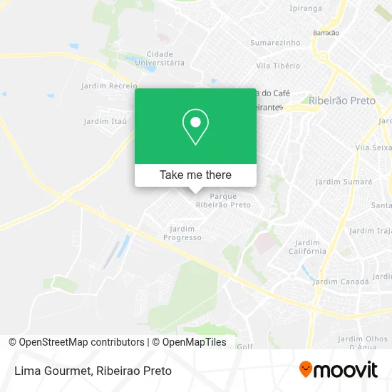 Lima Gourmet map
