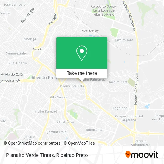 Planalto Verde Tintas map