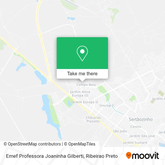 Emef Professora Joaninha Gilberti map