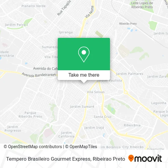 Tempero Brasileiro Gourmet Express map