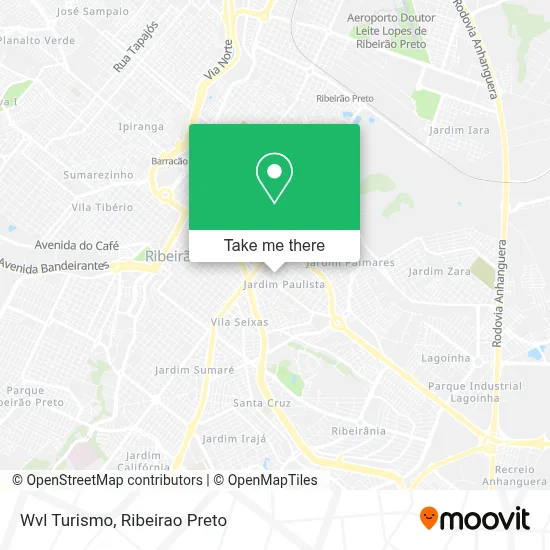 Wvl Turismo map