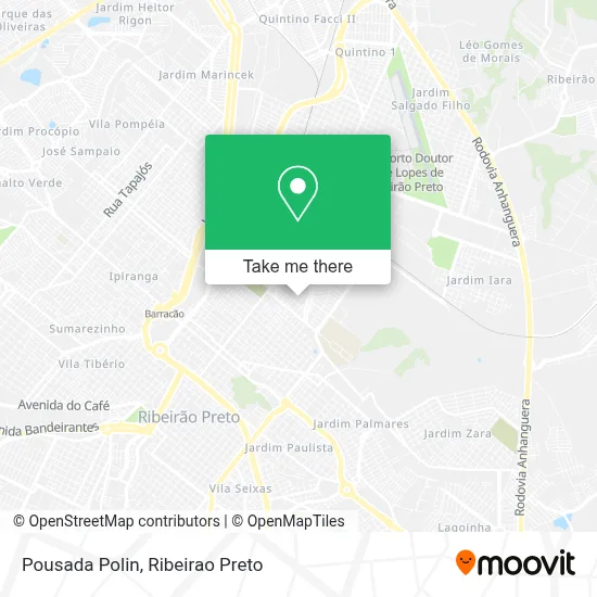 Pousada Polin map