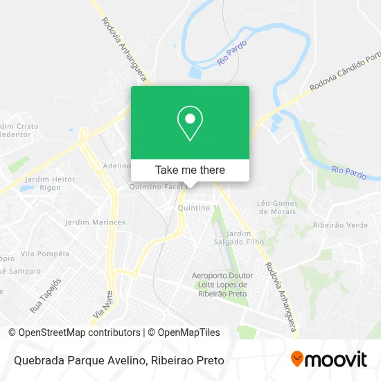 Quebrada Parque Avelino map