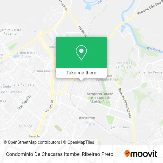 Condominio De Chacaras Itambe map