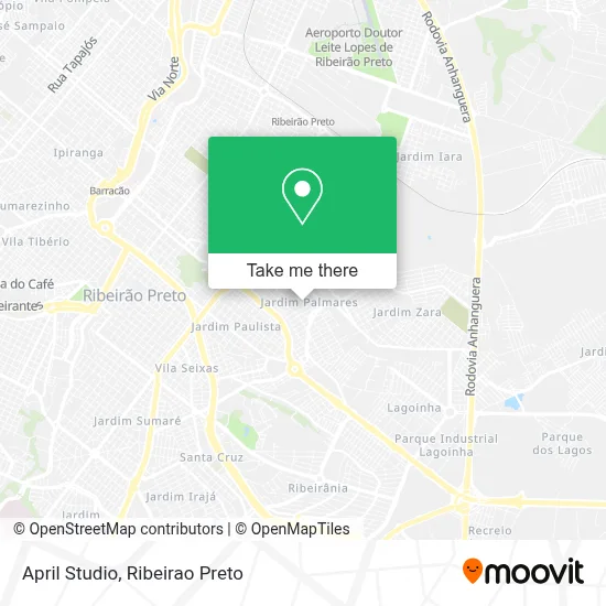 April Studio map