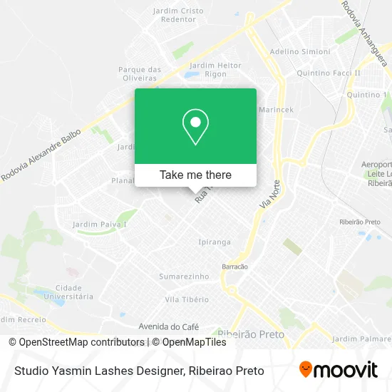Studio Yasmin Lashes Designer map