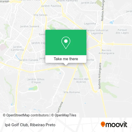 Ipê Golf Club map
