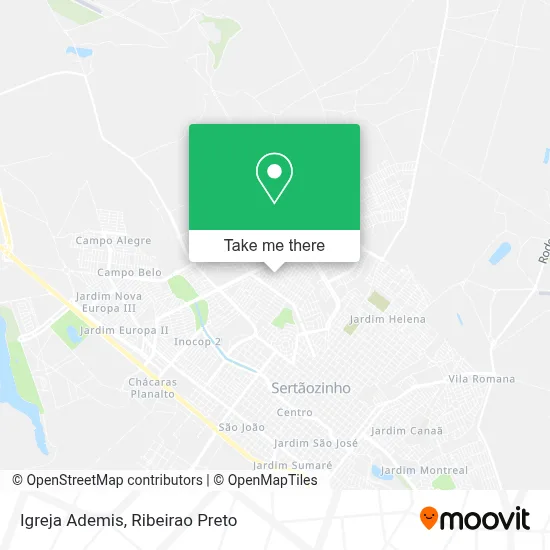 Igreja Ademis map
