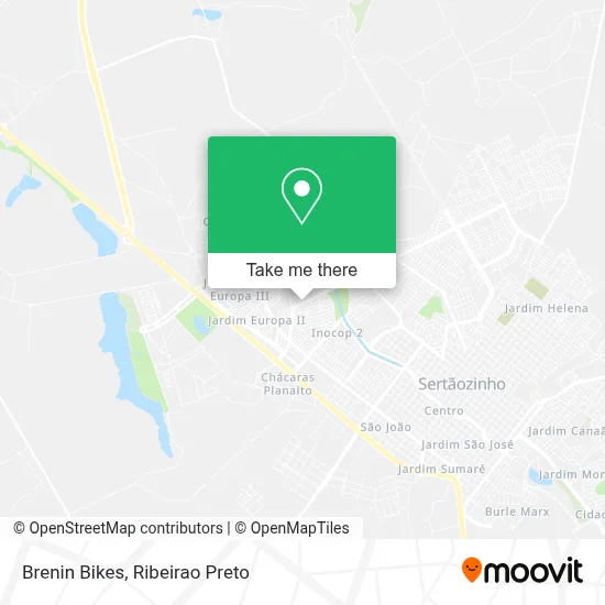 Brenin Bikes map