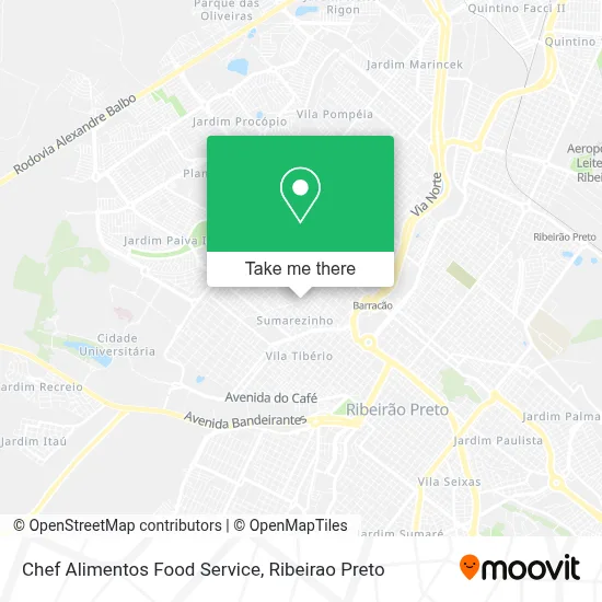 Chef Alimentos Food Service map