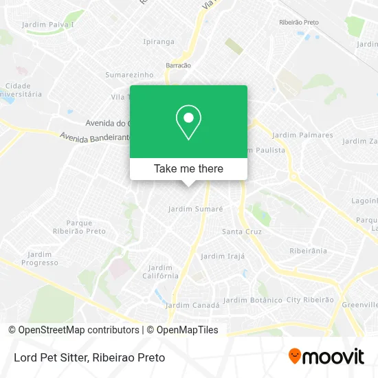 Lord Pet Sitter map