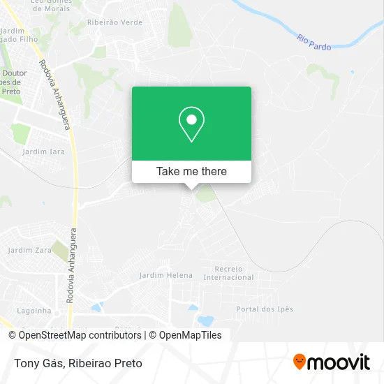 Tony Gás map