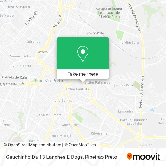 Gauchinho Da 13 Lanches E Dogs map