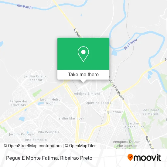Pegue E Monte Fatima map