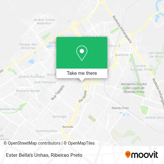 Ester Bella's Unhas map
