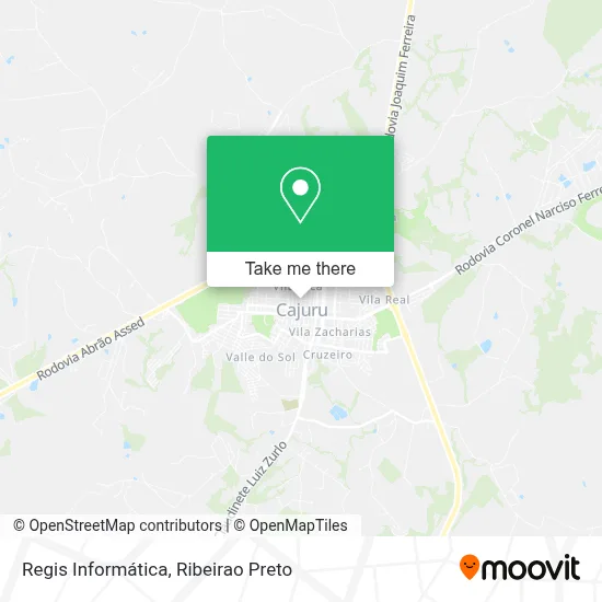 Regis Informática map