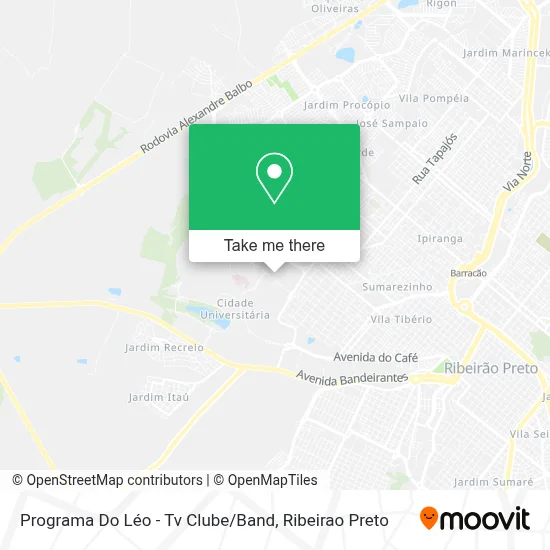 Programa Do Léo - Tv Clube / Band map