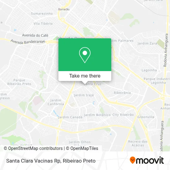 Santa Clara Vacinas Rp map