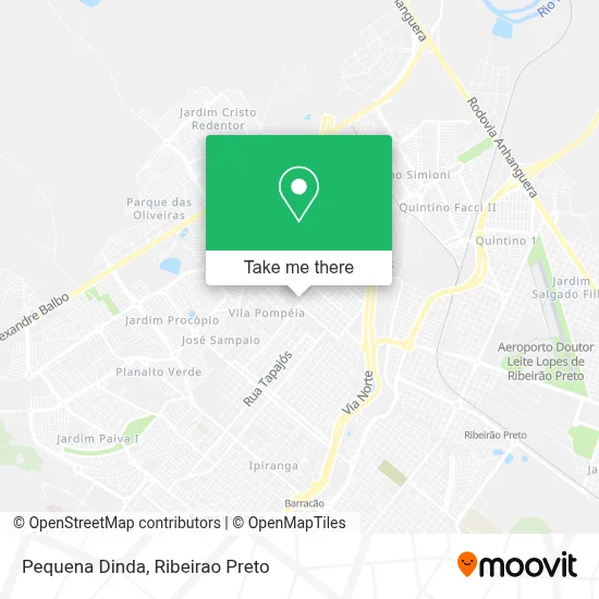 Pequena Dinda map