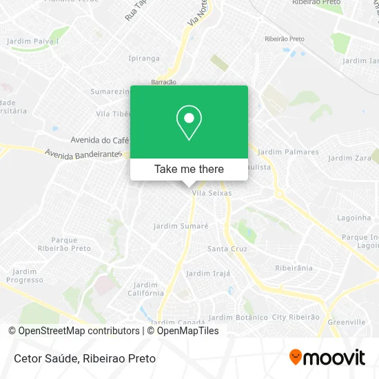 Cetor Saúde map