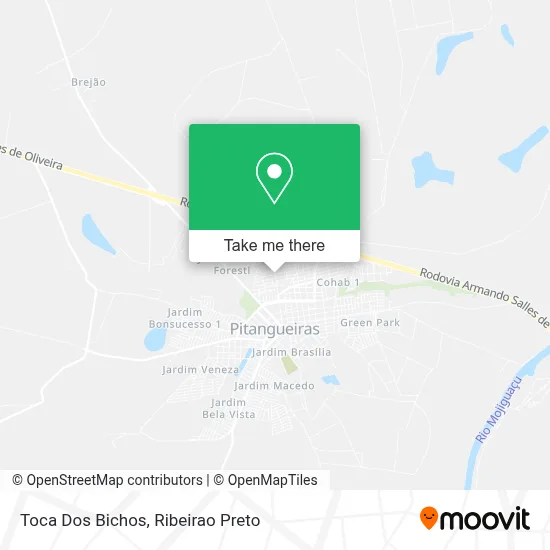 Toca Dos Bichos map