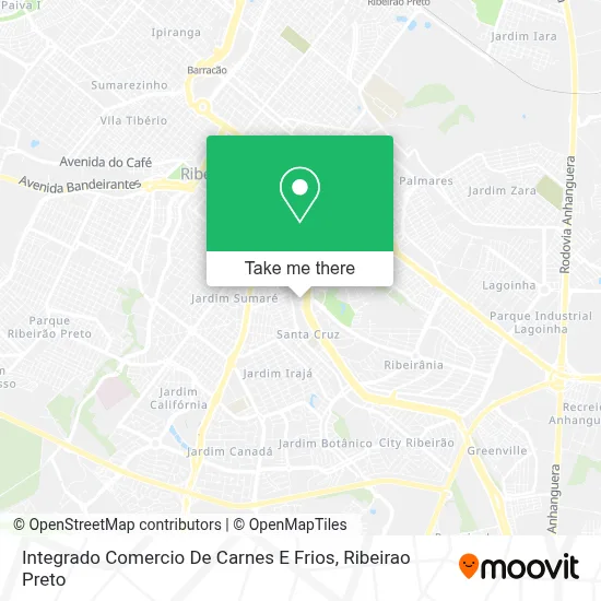 Integrado Comercio De Carnes E Frios map