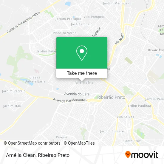 Amélia Clean map