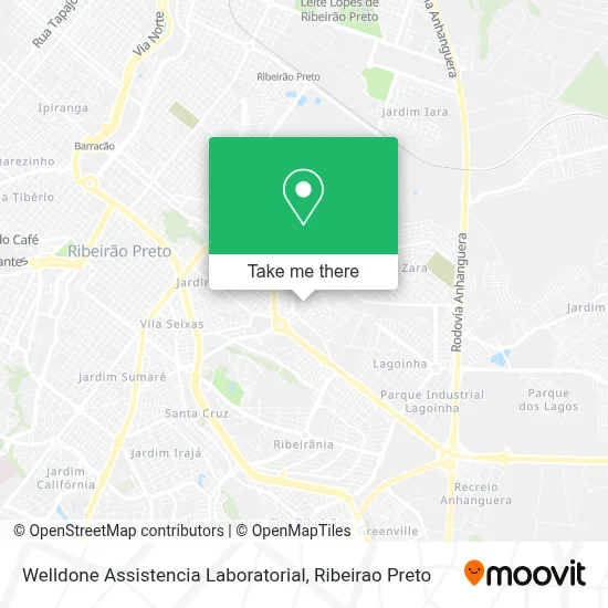 Welldone Assistencia Laboratorial map