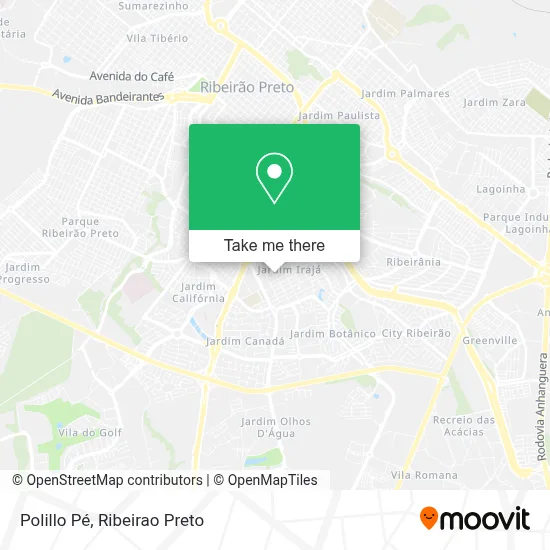 Polillo Pé map