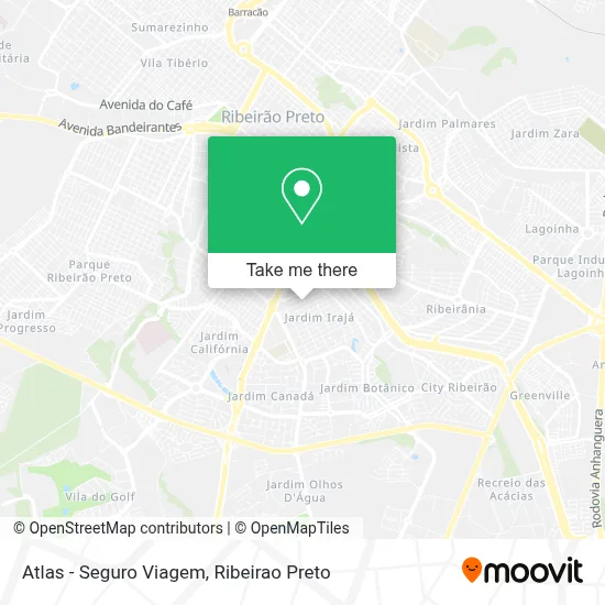 Atlas - Seguro Viagem map