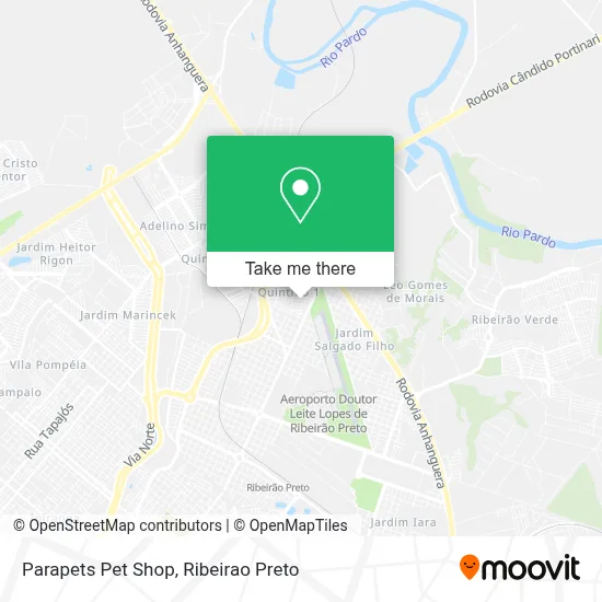 Parapets Pet Shop map