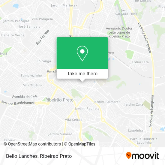 Bello Lanches map