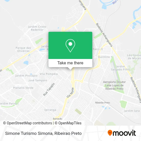 Simone Turismo Simona map