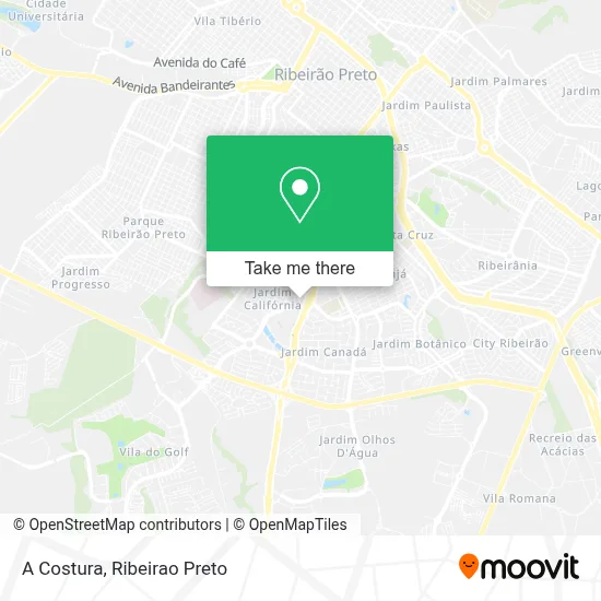 A Costura map