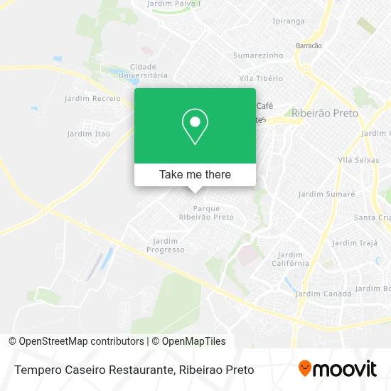 Tempero Caseiro Restaurante map