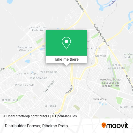 Distribuidor Forever map