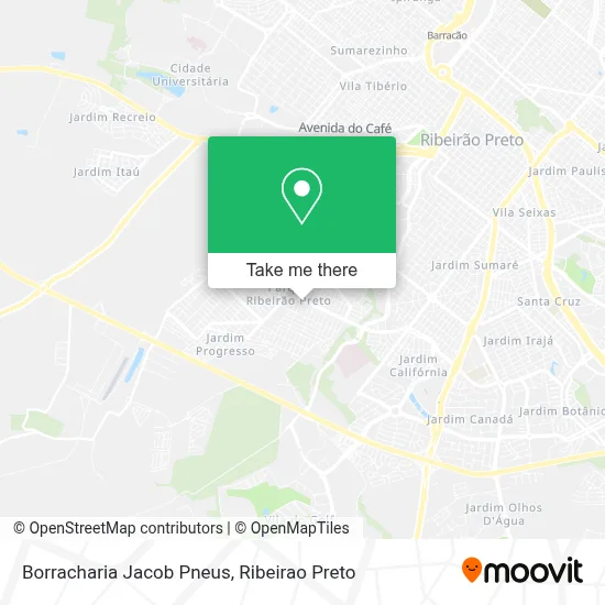 Borracharia Jacob Pneus map