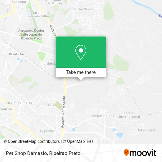 Pet Shop Damasio map